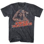 POST MALONE SIDE PROFILE BLACK MINERAL WASH T-SHIRT