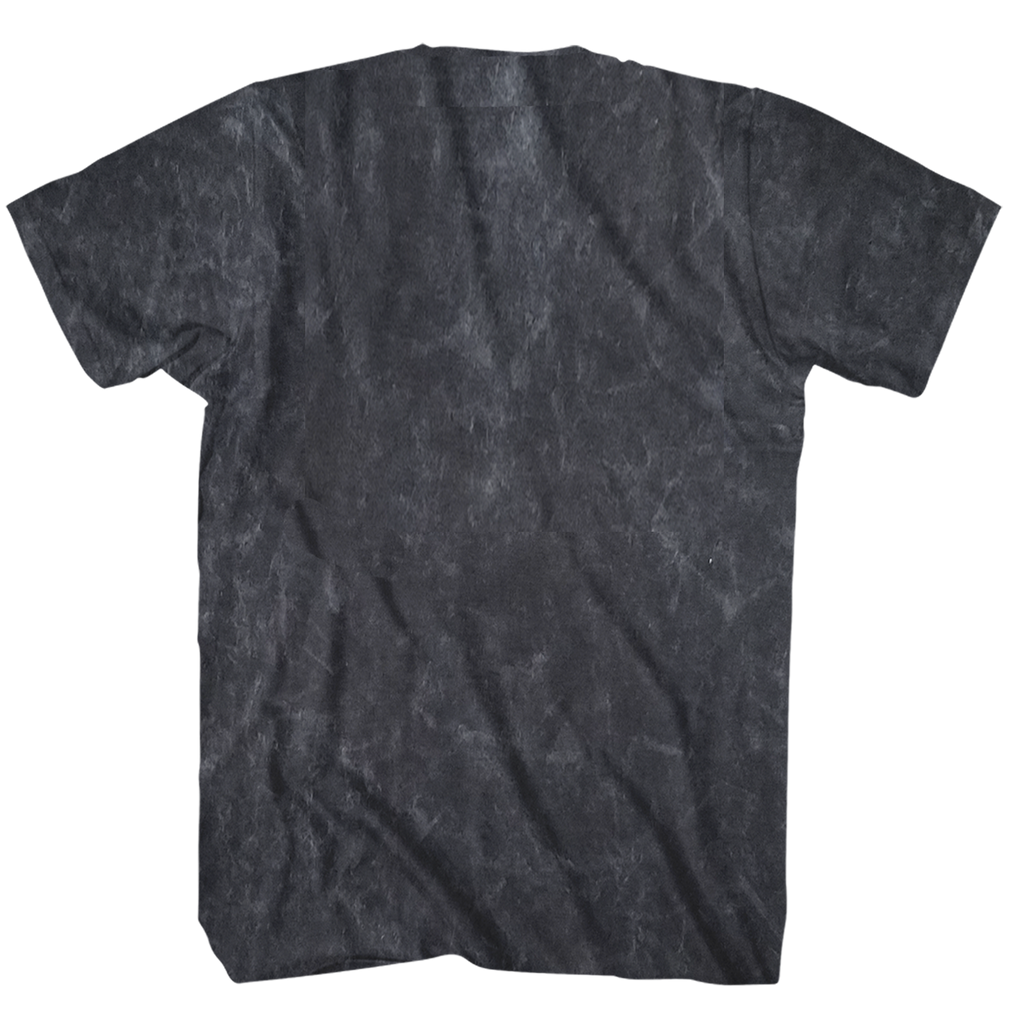 POST MALONE SIDE PROFILE BLACK MINERAL WASH T-SHIRT