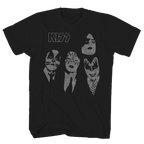 KISS DRESSED TO KILL FACES BLACK T-SHIRT