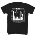 KISS DRESSED TO KILL PHOTO IMAGE BLACK T-SHIRT