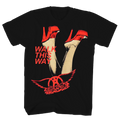 AEROSMITH WALK THIS WAY BLACK  T-SHIRT