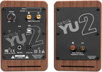 KANTO YU2WALNUT POWERED DESKTOP SPEAKERS