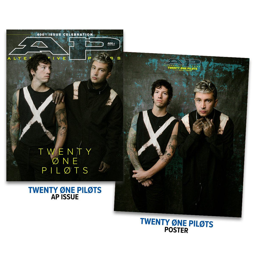 Twenty One Pilots - Alternative Press Magazine Issue 400 - November 2021 - Version 4 New Gen Magazine Alternative Press Yes, Include Poster