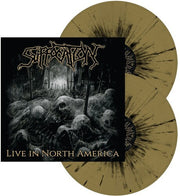 SUFFOCATION 'LIVE IN NORTH AMERICA' 2LP (Gold & Black Splatter Vinyl)