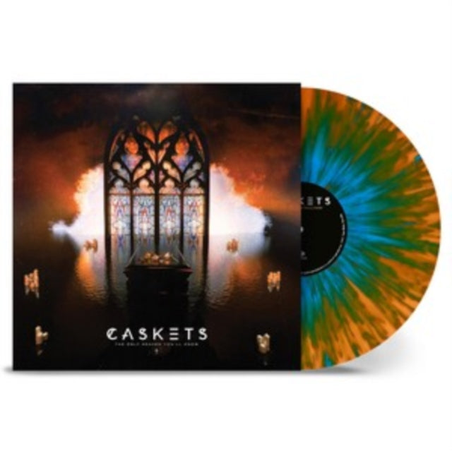 CASKETS ‘THE ONLY HEAVEN YOU’LL KNOW’ LP (Orange Sky Blue Splatter Vinyl)