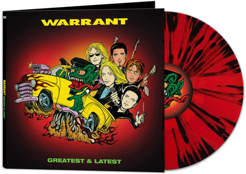 WARRANT 'GREATEST & LATEST' LP (Red & Black Splatter Vinyl)