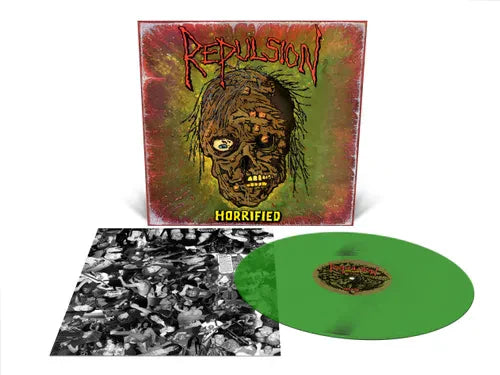 REPULSION 'HORRIFIED' LP (Translucent Green Vinyl)
