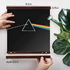 HUDSON HI-FI: MODULAR VINYL RECORD WALL MOUNT WALNUT DISPLAY SYSTEM - 2 PACK