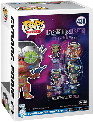 IRON MAIDEN CYBORG EDDIE FUNKO POP! ROCKS FIGURE