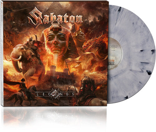 SABATON ‘LEGENDS’ LP (Templars Edition, White Marbled Vinyl)