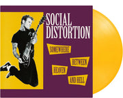 SOCIAL DISTORTION 'SOMEWHERE BETWEEN HEAVEN AND HELL' LP (Import, Yellow Vinyl)