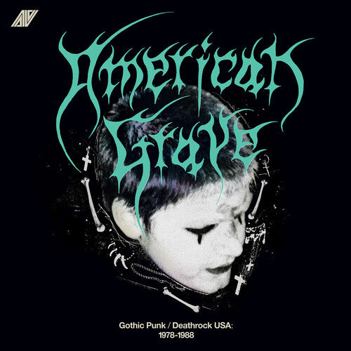 VARIOUS ARTISTS 'AMERICAN GRAVE (GOTHIC PUNK & DEATH ROCK USA: 1978-1988)' 2LP (Clear/Purple/Teal Vinyl)