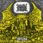 NAPALM DEATH 'SCUM' LP (Limited, 40th Anniversary, Black and White Marble Vinyl)