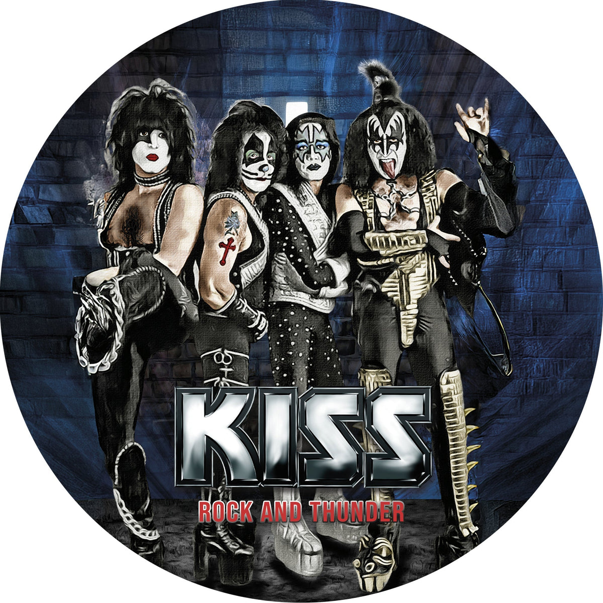 KISS 'ROCK AND THUNDER' 7" (Limited Edition, Picture Disc Vinyl)