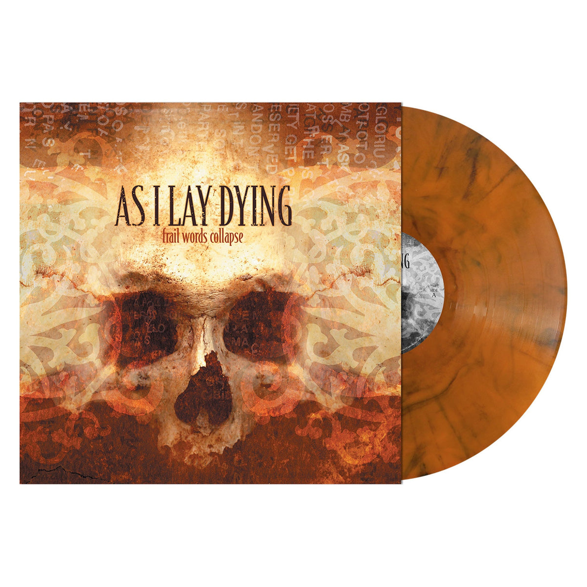 AS I LAY DYING 'FRAIL WORDS COLLAPSE' LP (Orange Smoke Vinyl)