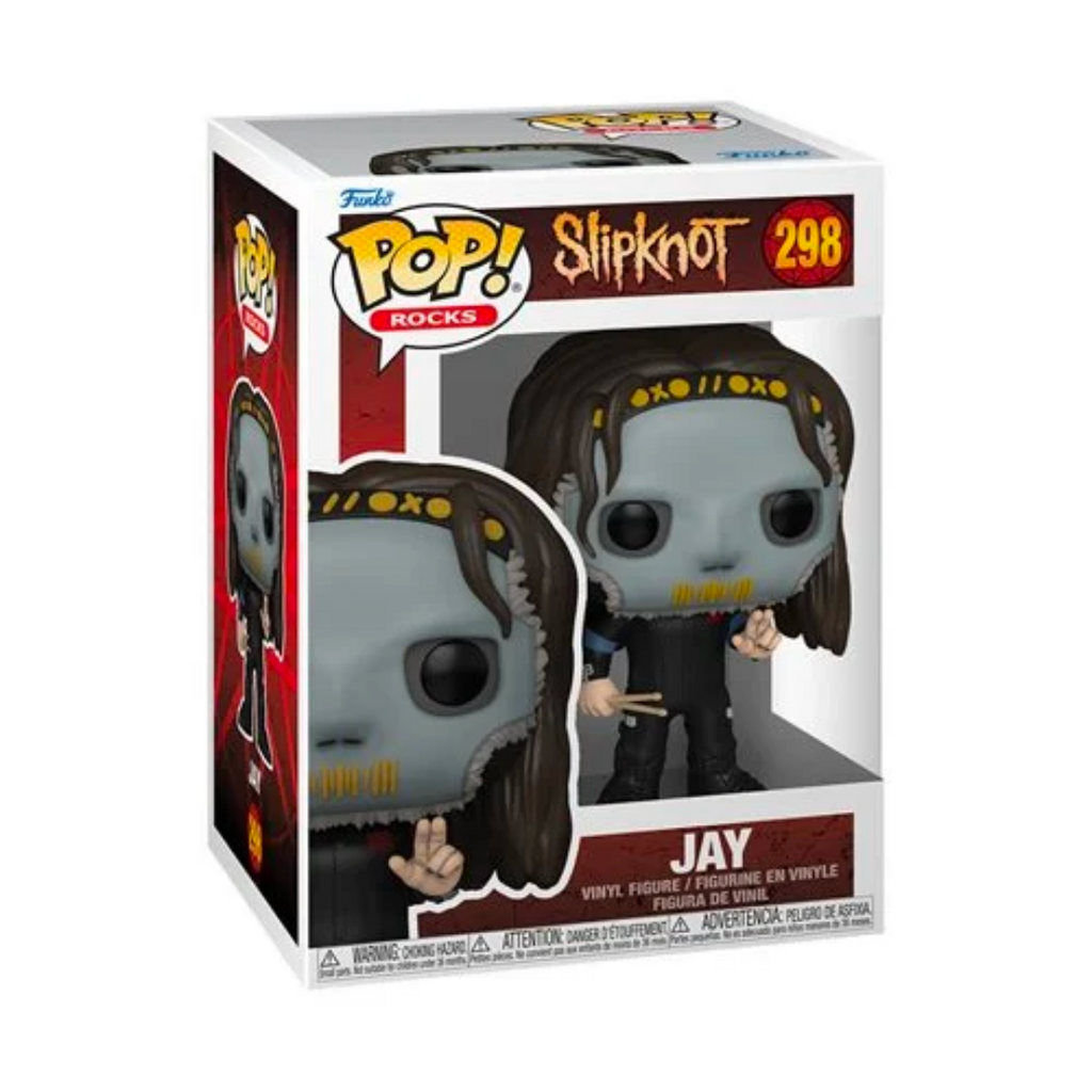 SLIPKNOT JAY W/ DRUMSTICKS FUNKO POP! ROCKS FIGURE