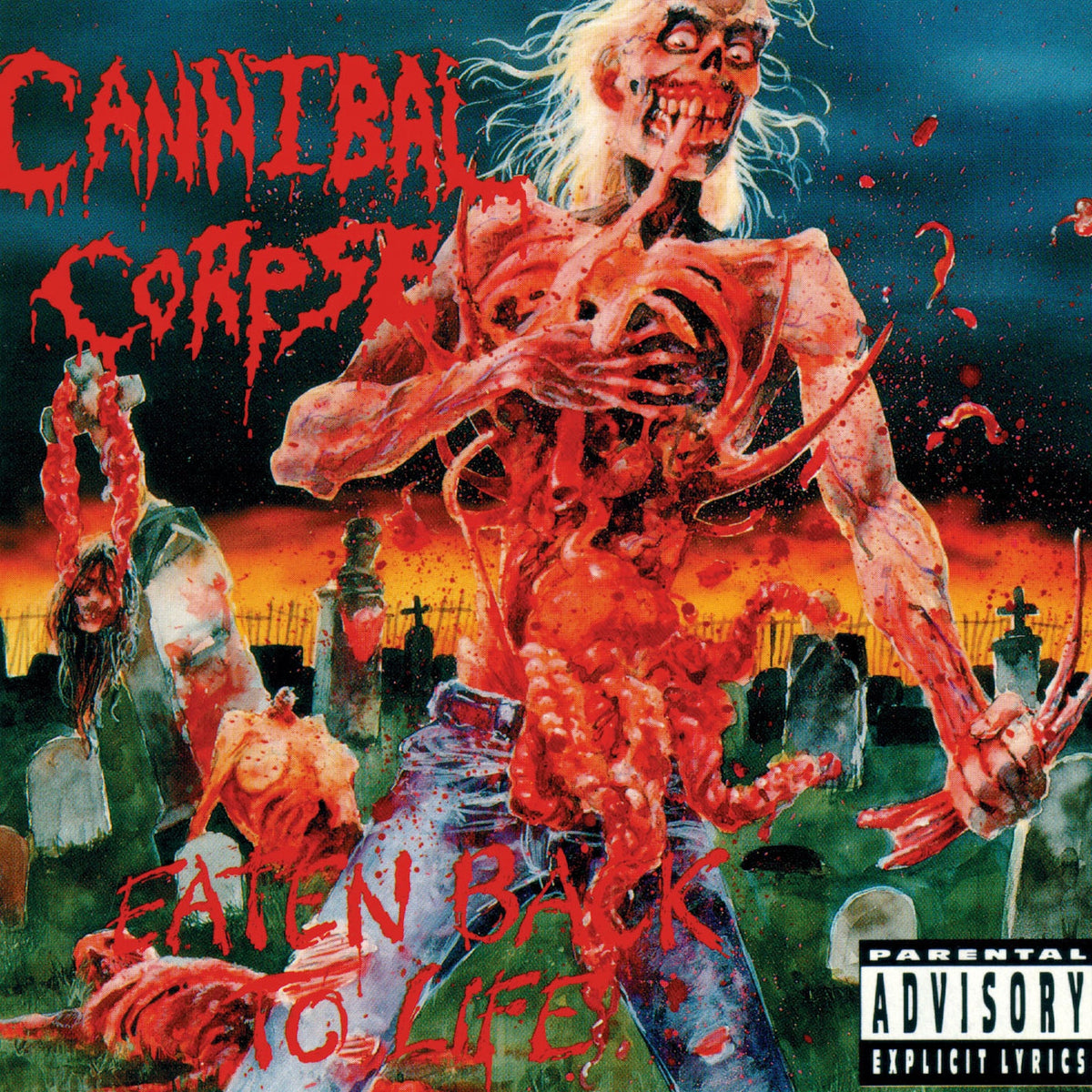 CANNIBAL CORPSE 'EATEN BACK TO LIFE' LP (Blue Smoke Vinyl)