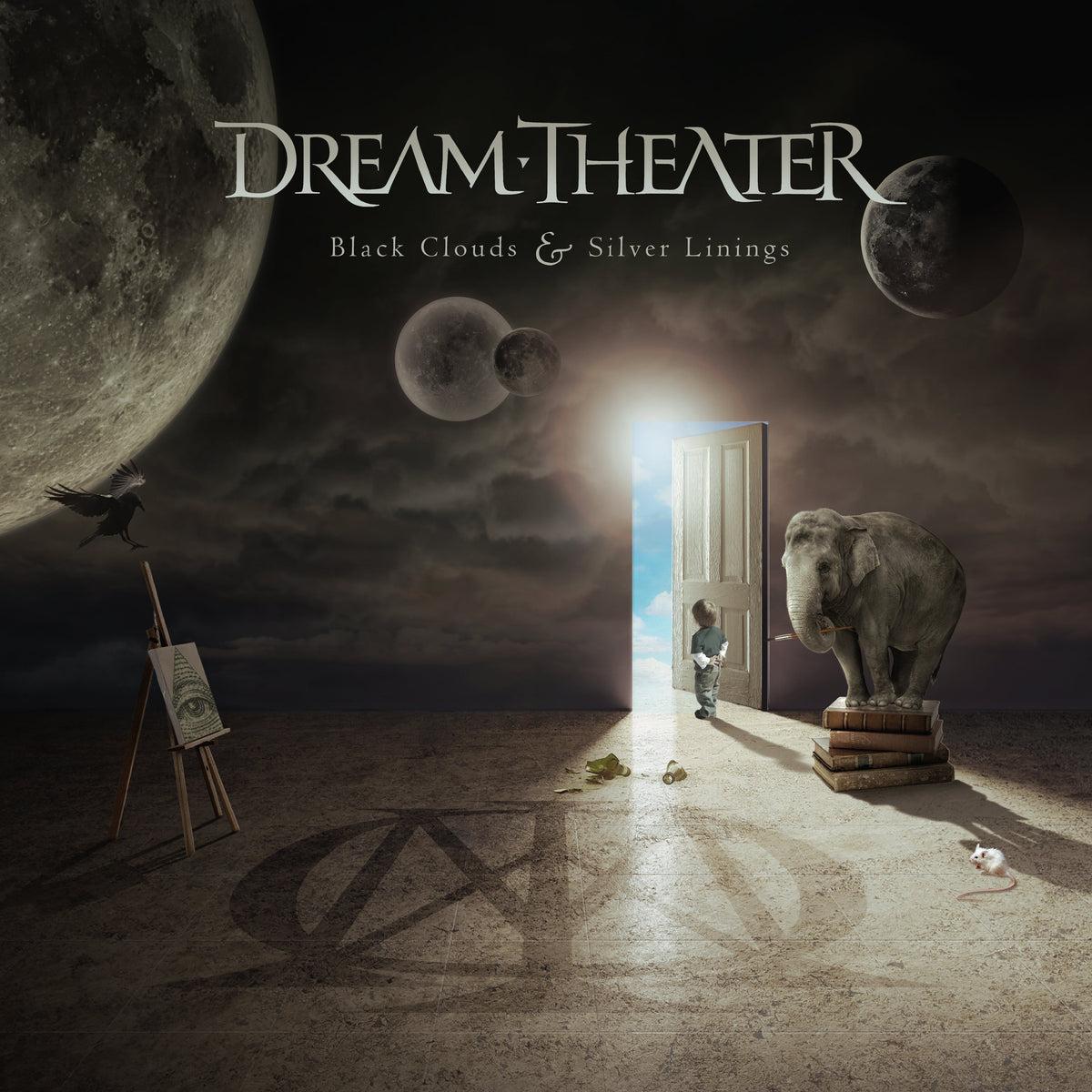 DREAM THEATER 'BLACK CLOUDS & SILVER LININGS' 2LP (Limited, Clear Vinyl)