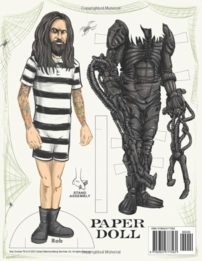 ROB ZOMBIE THE OFFICIAL ROB ZOMBIE COLORING BOOK