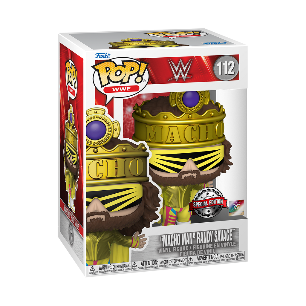 WWE KING MACHO MAN METALLIC FUNKO POP! FIGURE
