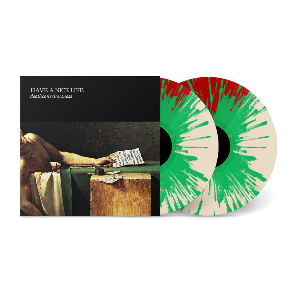 HAVE A NICE LIFE 'DEATHCONSCIOUSNESS' 2LP (Limited Edition ' Only 200 made, Blood Red & Bone Half & Half w/ Kelly Green Splatter Vinyl)