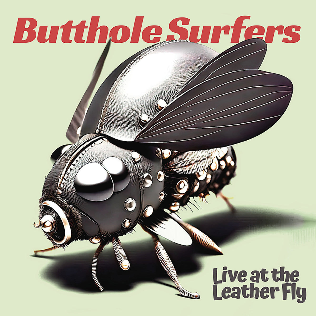 BUTTHOLE SURFERS 'LIVE AT THE LEATHER FLY' LP (Moon Phase Yellow/Red Vinyl)