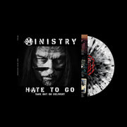 MINISTRY 'HATE TO GO - TAKE OUT OR DELIVERY' LP (Limited Edition, Black/Silver Splatter Vinyl)