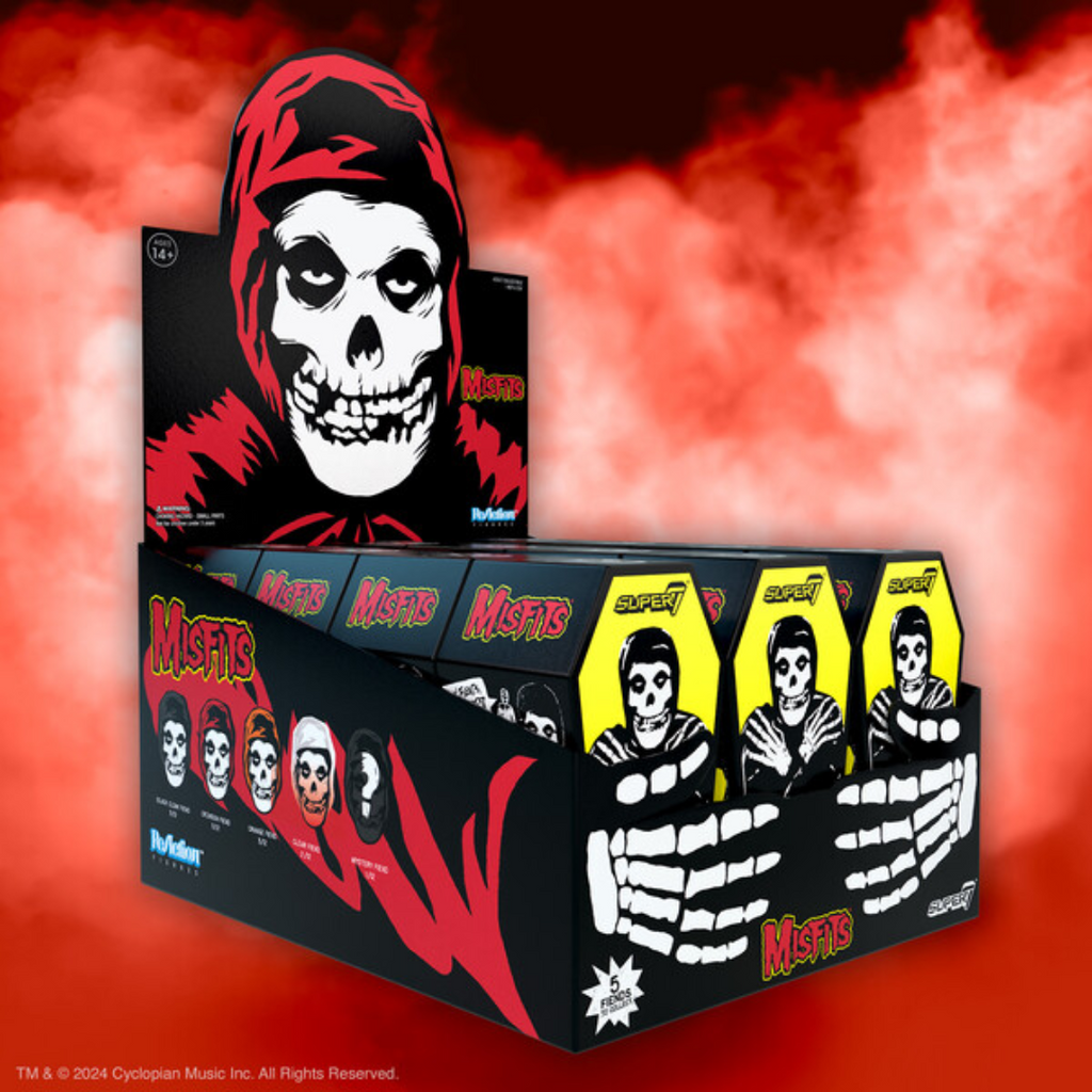 MISFITS BLIND BOX REACTION FIGURES (BOX OF 12 w/COMPLETE SET)