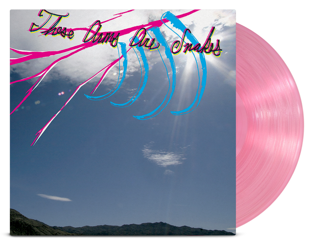 THESE ARMS ARE SNAKES 'EASTER' LIMITED EDITION TRANSLUCENT PINK LP' ONLY 300 MADE