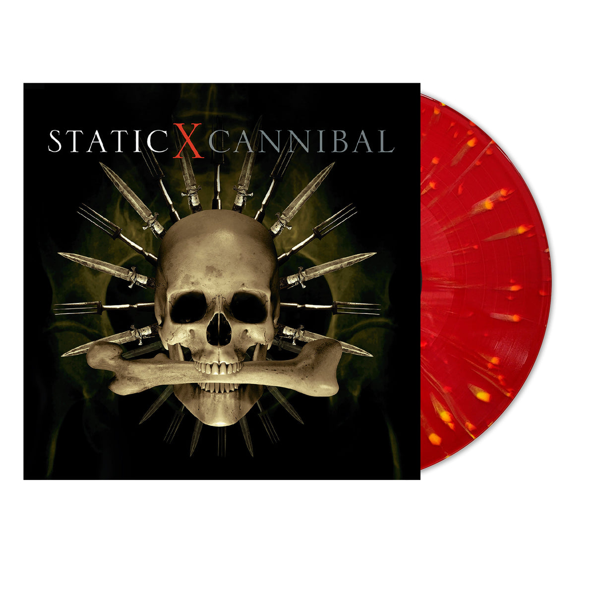 STATIC-X 'CANNIBAL' LP (Expanded, Blood & Bronze Splatter Vinyl)