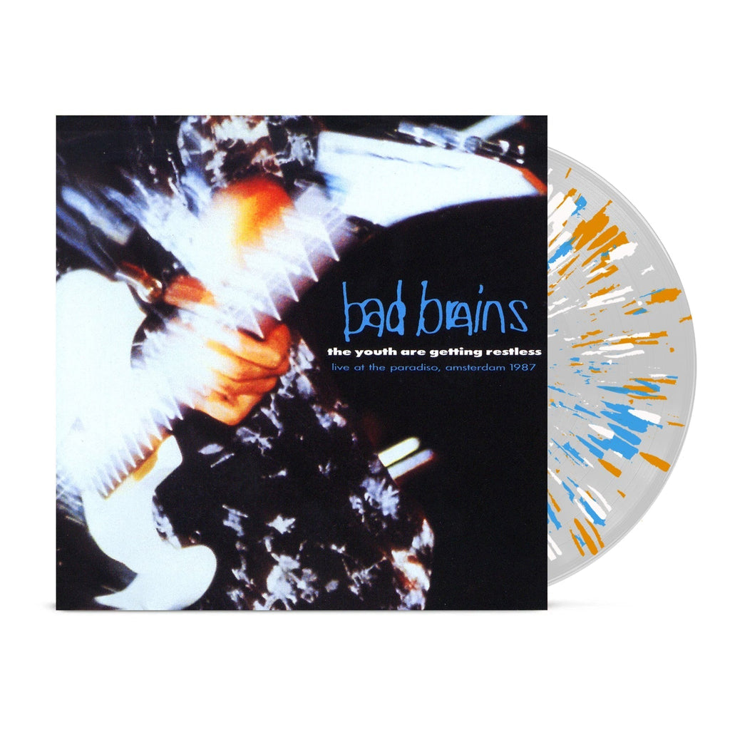 BAD BRAINS 'THE YOUTH ARE GETTING RESTLESS' LP (Limited Edition ' Only 300 Made, Clear Orange, Blue, & White Splatter Vinyl)