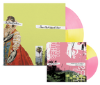 THE BLOOD BROTHERS 'BURN, PIANO ISLAND, BURN' DELUXE COLLECTOR'S EDITION LP + 7" (Limited Edition ' Only 500 Made, Half Opaque Yellow / Half Opaque Pink Vinyl)