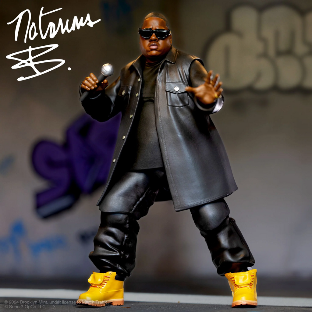 NOTORIOUS B.I.G. DELUXE BIGGIE REACTION FIGURE