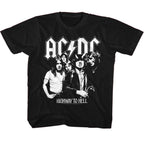 AC/DC - BW HIGHWAY PHOTO YOUTH SHIRT