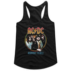 AC/DC - HIGHWAY TO HELL TRICOLOR LADIES SHIRT