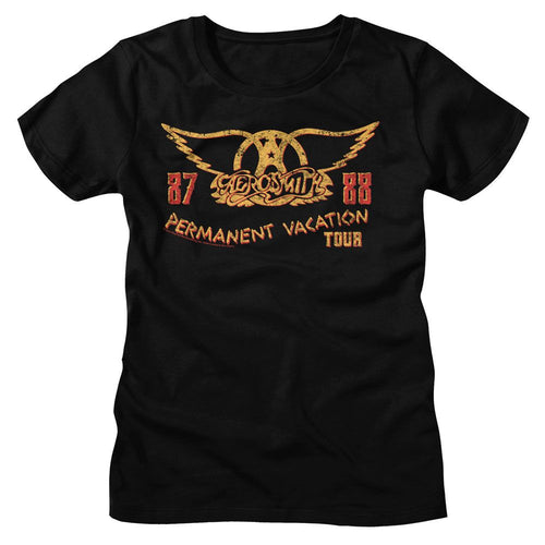 AEROSMITH - PV TOUR 87 88 LADIES SHIRT