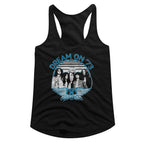 AEROSMITH - DREAM ON BLUE WHITE LADIES SHIRT