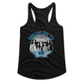 AEROSMITH - DREAM ON BLUE WHITE LADIES SHIRT