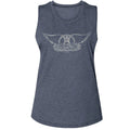AEROSMITH - WINGS LOGO LIGHT LADIES SHIRT
