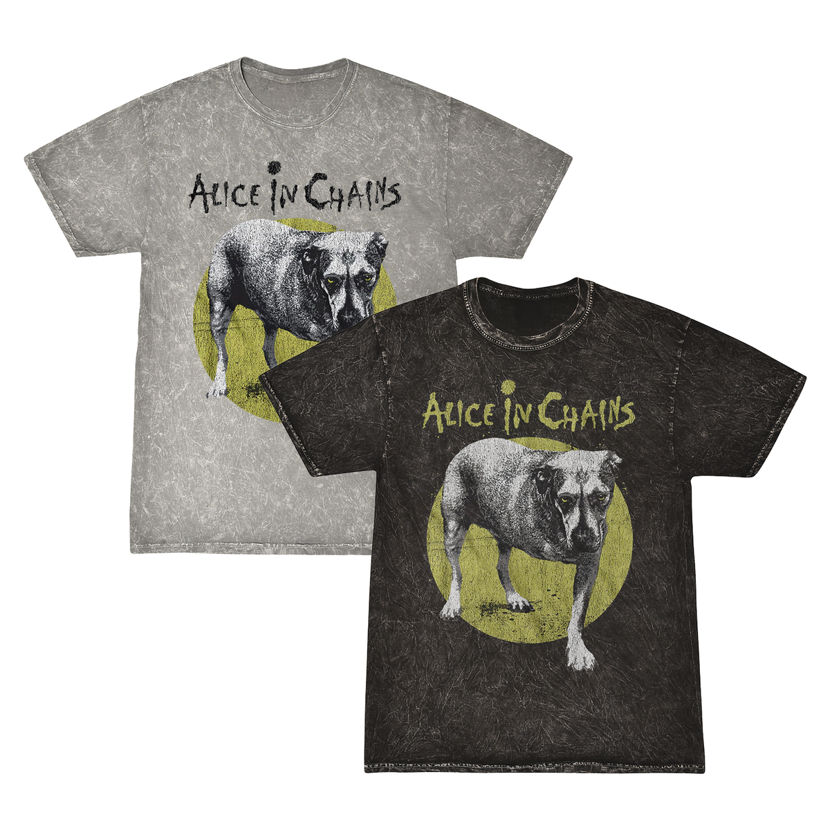 ALICE IN CHAINS “THREE-LEGGED DOG” MINERAL WASH T-SHIRT