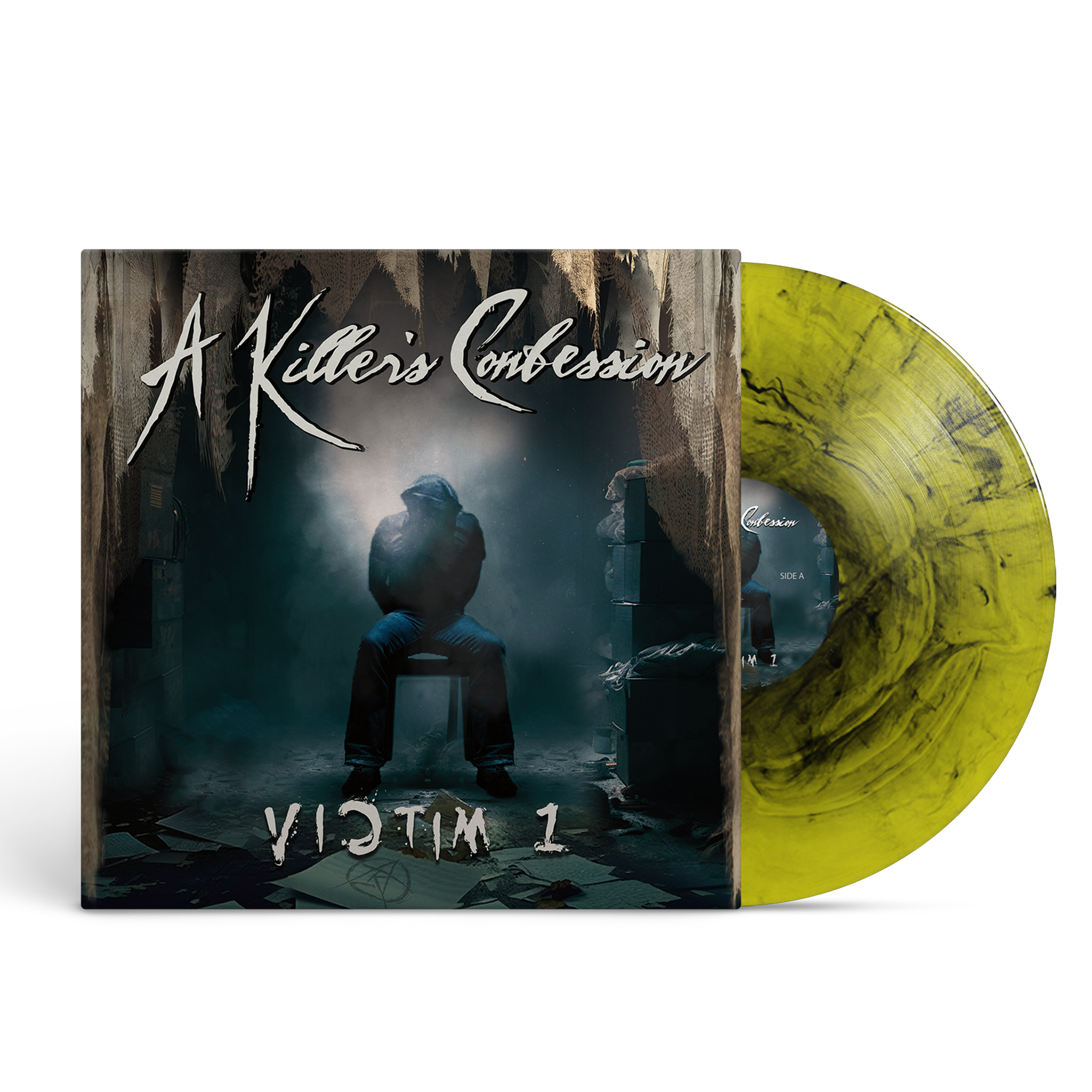 A KILLER'S CONFESSION 'VICTIM 1' LP (Translucent Galaxy Vinyl)