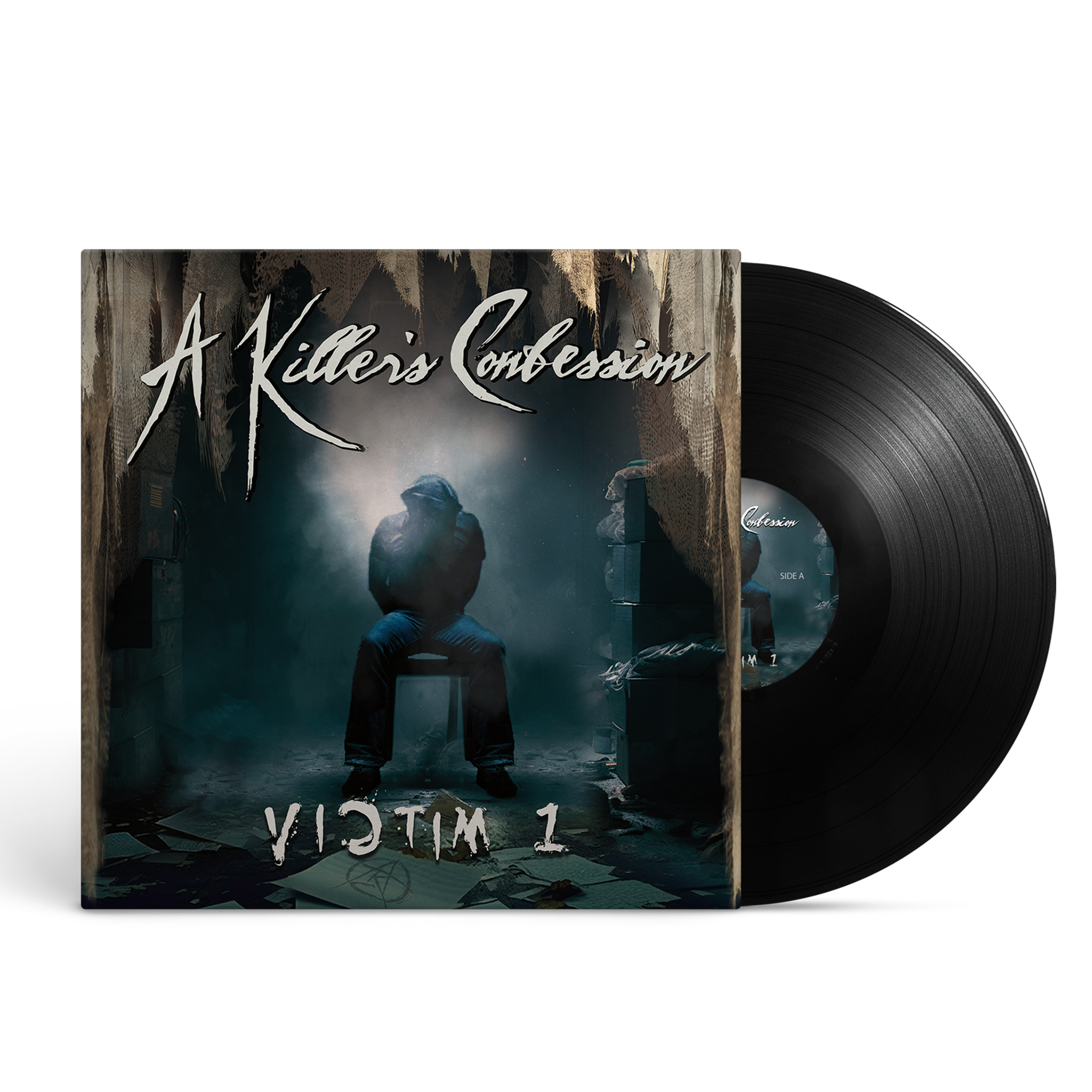 A KILLER'S CONFESSION 'VICTIM 1' LP (Black Vinyl)