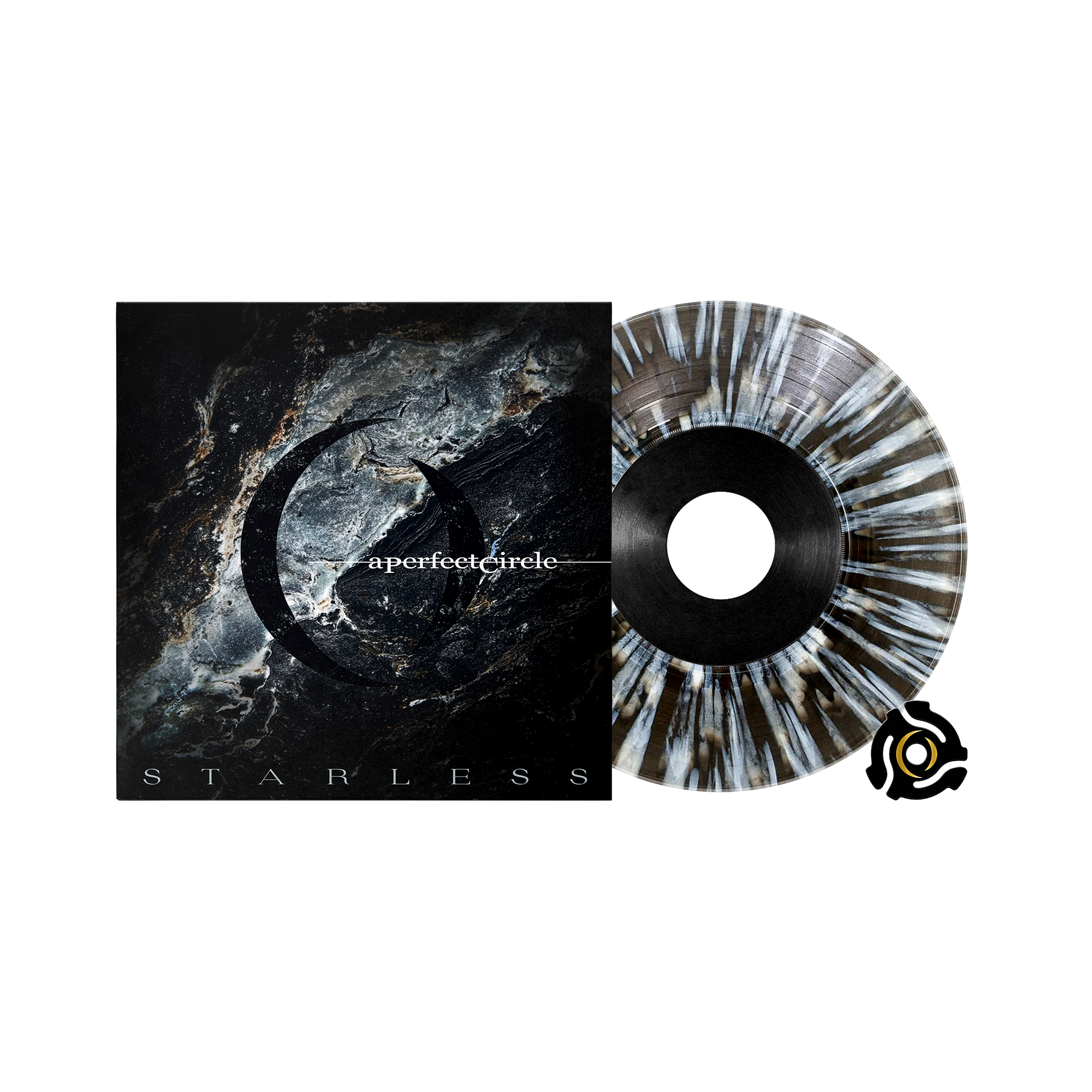 A PERFECT CIRCLE ‘STARLESS’ 7" (Exclusive – Limited to 1000, Transparent Black Ice w/ White Splatter & B-Side Etching Vinyl)