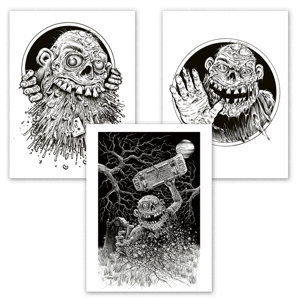 ANTHRAX: AMONG THE LIVING - SAWBLADE 3-PRINT SET (Limited to 100)