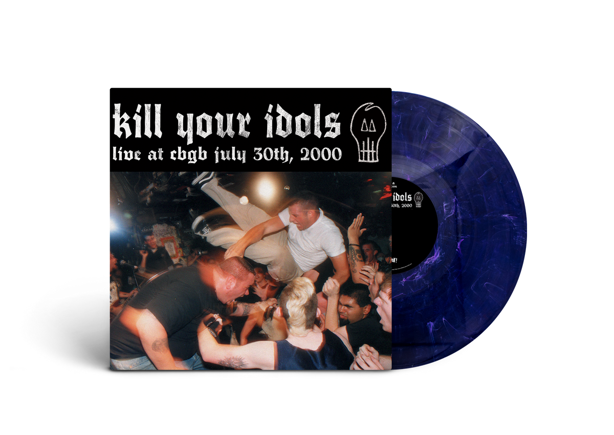 KILL YOUR IDOLS ‘LIVE AT CBGB’ LP (Limited Edition – Only 100 Made, Deep Purple Swirl Vinyl)