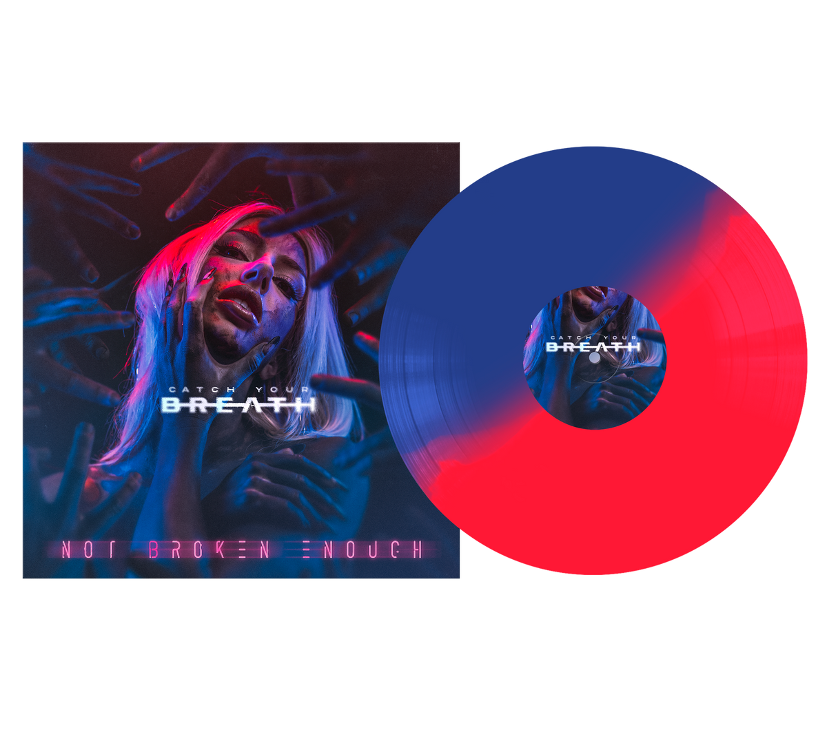 CATCH YOUR BREATH ‘NOT BROKEN ENOUGH’ LP (Limited Edition – Only 500 Made, Blue & Magenta Blend Vinyl)