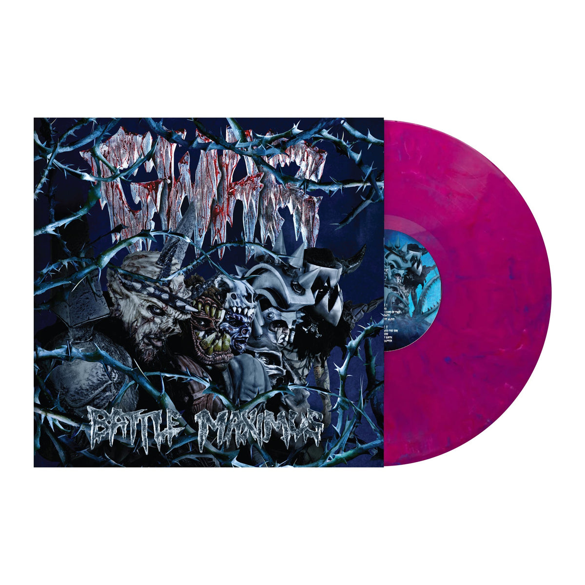 GWAR 'BATTLE MAXIMUS' 10TH ANNIVERSARY LP (Exclusive – Limited to 300, Dragonfruit Vinyl)