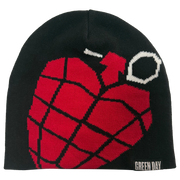 GREEN DAY JACQUARD 1X1 RIBBED COTTON KNIT HAT