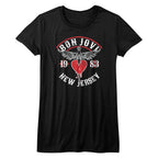BON JOVI - NJ38 LADIES SHIRT