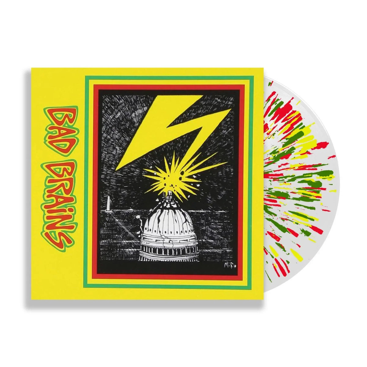 BAD BRAINS 'BAD BRAINS' LP (Limited Edition — Only 750 Made, Clear Yellow, Red, & Green Splatter Vinyl)